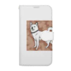 mukumuko2002のたそがれ＿北海道犬 Book-Style Smartphone Case