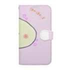 YURU_charaの肉まん君 Book-Style Smartphone Case