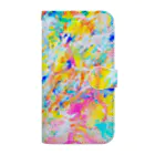 color me color worldのirodori Book-Style Smartphone Case