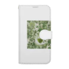 千裕アトリエ（いつもありがとう）のグリーンティーのアート　green tea art Book-Style Smartphone Case