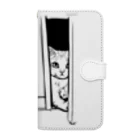 nya-mew（ニャーミュー）の家猫(イエネコ)は見た Book-Style Smartphone Case