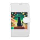 jiteanの宇宙のすべてを知ってしまった猫 Book-Style Smartphone Case