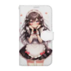 StellaのAIメイドカフェ　ジュンちゃん Book-Style Smartphone Case