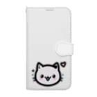 終わらない夢🌈の可愛いにゃんこ🐱💞 手帳型スマホケース