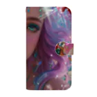 💖宇宙整体♪🌈♪こころからだチャンネル♪💖のhealing mermaid REINA Book-Style Smartphone Case