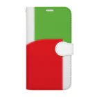 minimaltのミニマリズムデザインな気分　葉っぱ Book-Style Smartphone Case