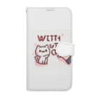 mini_asuの猫語 with cat Book-Style Smartphone Case