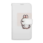 pekikoのうさぎの梅 Book-Style Smartphone Case