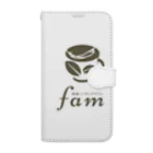 chicchi-famのハンモックカフェfam  Book-Style Smartphone Case