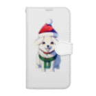 KafyRiruのMerry Xmas　わんこ Book-Style Smartphone Case