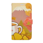 chapinnuのイチョウと紅茶シリーズ② Book-Style Smartphone Case