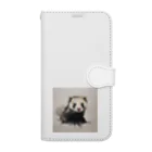 Moff-Animal'sの水墨鼬(フェレット) Book-Style Smartphone Case