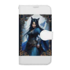 ZZRR12の「狐魔女の蒼き炎」 ： "The Azure Flames of the Fox Witch" Book-Style Smartphone Case