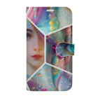 💖宇宙整体♪🌈♪こころからだチャンネル♪💖のcutie mermaid REINA WORLD Book-Style Smartphone Case