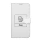 ミニマルくんの四角におさまるBeer Book-Style Smartphone Case