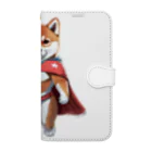 shiba-shiba-ponのスーパーヒーロー　シバイヌン！ Book-Style Smartphone Case