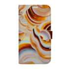 Yoshiki house 岡村芳樹のキャラメルマキアートの海 Book-Style Smartphone Case