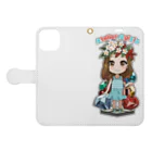 Atelier Aglaia アトリエ アグライアのAtelier Aglaiaキャラクター Book-Style Smartphone Case:Opened (outside)