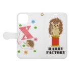 cyakoのharryfactory_X Book-Style Smartphone Case:Opened (outside)