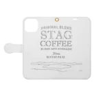 Friend filmのstag Book-Style Smartphone Case:Opened (outside)