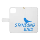 日々好日屋2号店のSTANDING BIRD Book-Style Smartphone Case:Opened (outside)