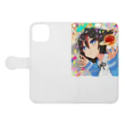 WilGato x MEGAMI ShopのYagami Ryuka - MEGAMI #02596 Merch Book-Style Smartphone Case:Opened (outside)