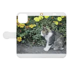 fmnのhometown cat Book-Style Smartphone Case:Opened (outside)