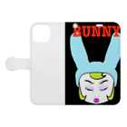 mamo〜のBunny girl Book-Style Smartphone Case:Opened (outside)