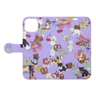 天国事務所のKitten Party Book-Style Smartphone Case:Opened (outside)