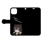 騎志-Knight🍀ch.のKnight＆Friends SH ch.オリジナルグッズ Book-Style Smartphone Case:Opened (outside)