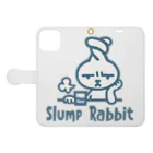 SU-KUのSlump Rabbit Book-Style Smartphone Case:Opened (outside)