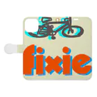 komgikogikoのfixie 手帳型スマホケースを開いた場合(外側)