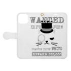 SU-KUのWANTED～怪盗ホワイト編～ Book-Style Smartphone Case:Opened (outside)