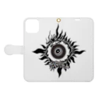 DrawgonのOuroboros Black Book-Style Smartphone Case:Opened (outside)