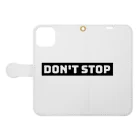 ライト兄貴のdon't stop Book-Style Smartphone Case:Opened (outside)