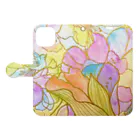 ao akuaの彩花 Book-Style Smartphone Case:Opened (outside)