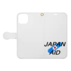 SuzutakaのJapan aid 手帳型スマホケースを開いた場合(外側)