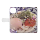 僕のおいしいうどん Book-Style Smartphone Case:Opened (outside)