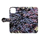 Studio Garanceの抽象画　#1120' Book-Style Smartphone Case:Opened (outside)