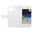 sakuraのヨル Book-Style Smartphone Case:Opened (outside)