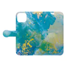 Art Room SunSの浜比嘉島　 Book-Style Smartphone Case:Opened (outside)