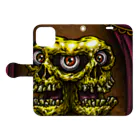 MASA ｜Opensea/NFT Art/SUZURI の見世物小屋[Freak Show] Book-Style Smartphone Case:Opened (outside)