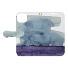 UsamaruのThe Quiet Sea After a Storm ー嵐の後の静かな海ー Book-Style Smartphone Case:Opened (outside)