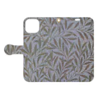 世界美術商店の柳 / Willow Bough Book-Style Smartphone Case:Opened (outside)