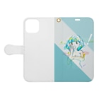 Sana Storeの記号姉妹　！ちゃん Book-Style Smartphone Case:Opened (outside)