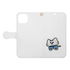 _zombieのジーパンねこ Book-Style Smartphone Case:Opened (outside)