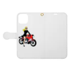 Digital_Japanのバイク女子 Book-Style Smartphone Case:Opened (outside)