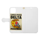minokamo_DELTA-fuの走り屋 Book-Style Smartphone Case:Opened (outside)