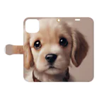 kunkun1048のめちゃカワ犬 Book-Style Smartphone Case:Opened (outside)