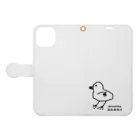 湯長屋商店のぴいよ Book-Style Smartphone Case:Opened (outside)